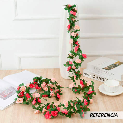 Guirnalda de flores artificiales - Imagen 5
