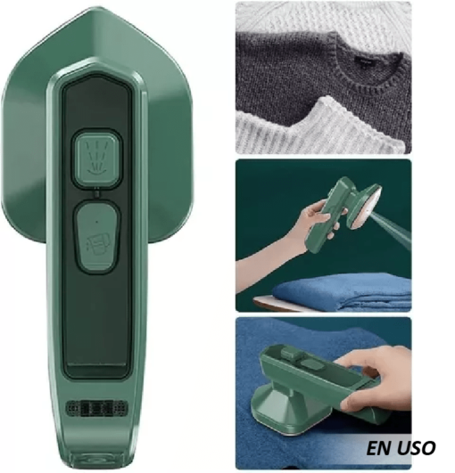 Plancha mini de vapor Bivolt para ropa con base antiadherente - Imagen 5
