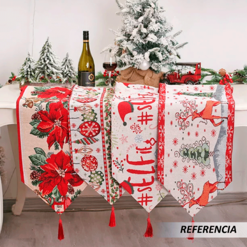 Camino de mesa navideño - Imagen 4