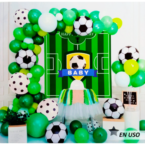 Decoración de fiesta de futbol
