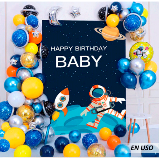 Decoración de fiesta espacial