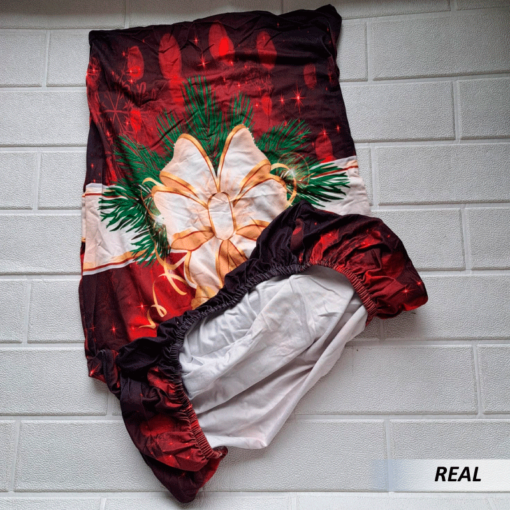 Forro para sillas diseño navideño - Imagen 3