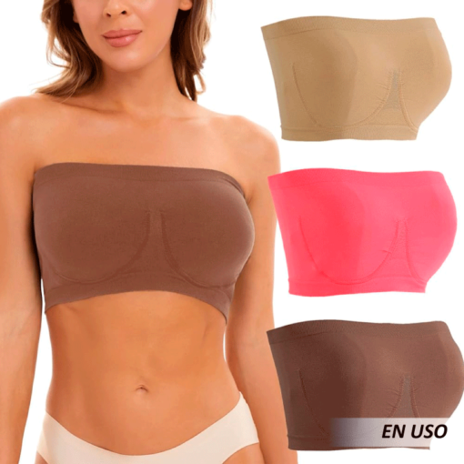 Sujetadores deportivos strapless