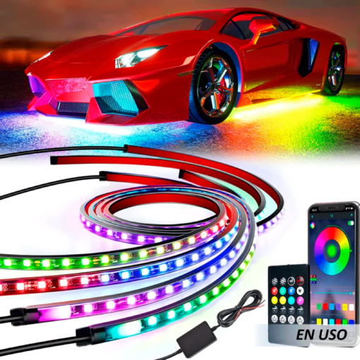 Tira de luces rgb para coche